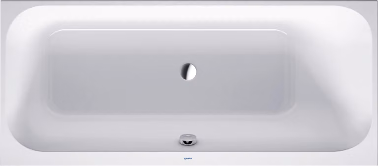 Duravit Happy D.2 vasca da bagno 170 x 75 x 48 cm versione da incasso, RS destra, bianco, 700313000000000