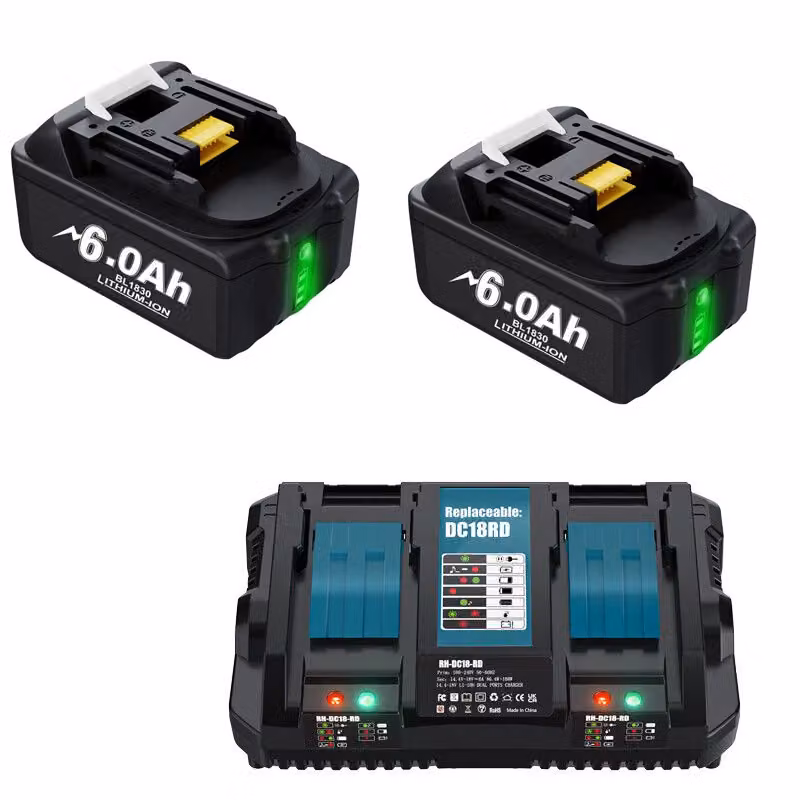 Batteria ricaricabile Makita LXT, 18V, capacità 60Ah, tecnologia Li-Ion, 1 set da 60