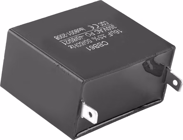 CBB61 Motore in funzione Condensatore di avviamento Generatore CQC 350V AC 16uF 50/60Hz