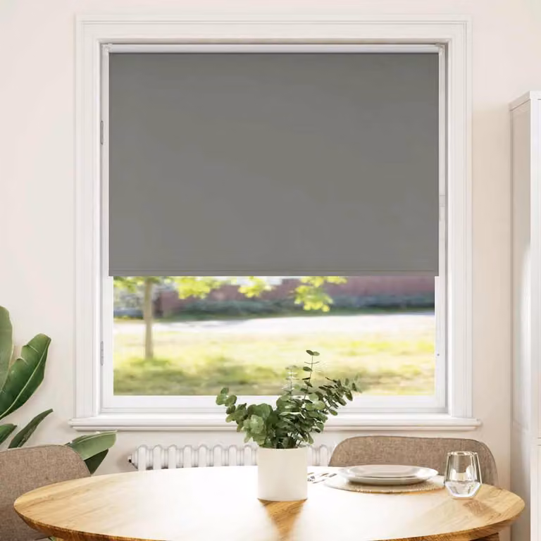 Tenda a Rullo Oscurante vidaXL Grigia, L/P/H: 105 x 150 cm