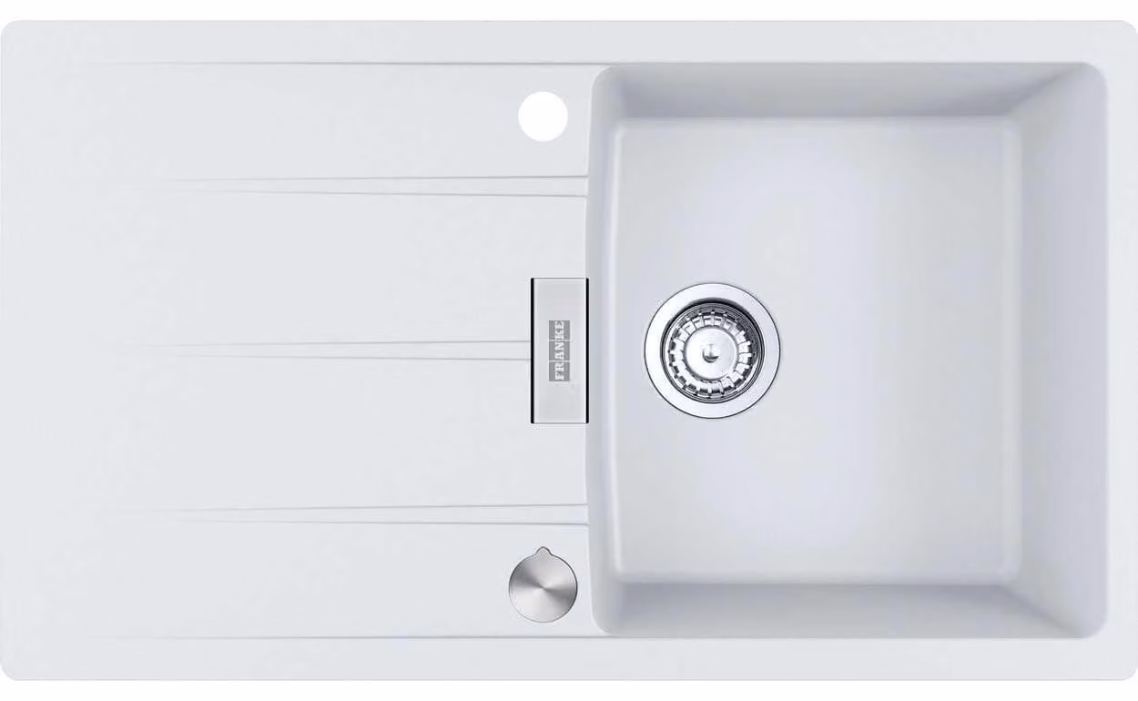 Franke Maris Centro vestavný dřez Fragranit dřez CNG 611-86 Ledovcový knoflík nerez od 50 cm 114.0682.501