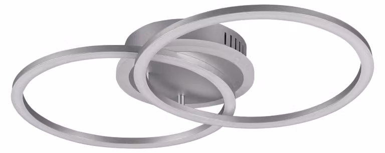Lampada da soffitto moderna con LED integrato VENIDA argento RL R62783187