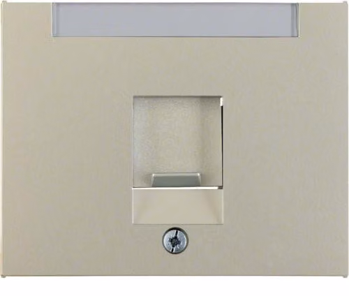 Elemento centrale Berker con coperchio antipolvere e campo di etichettatura K.5 - 11707004