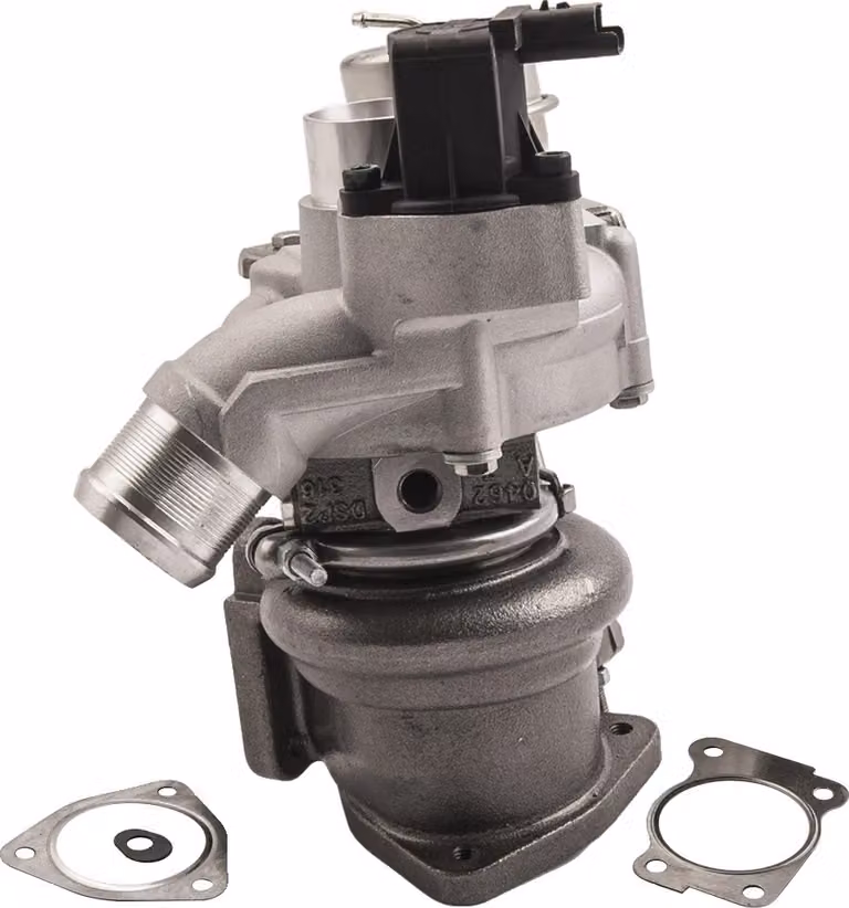 Turbocompressore K03, compatibile con Peugeot 308 e Citroen C4, prestazioni elevate fino a 155 CV, struttura resistente