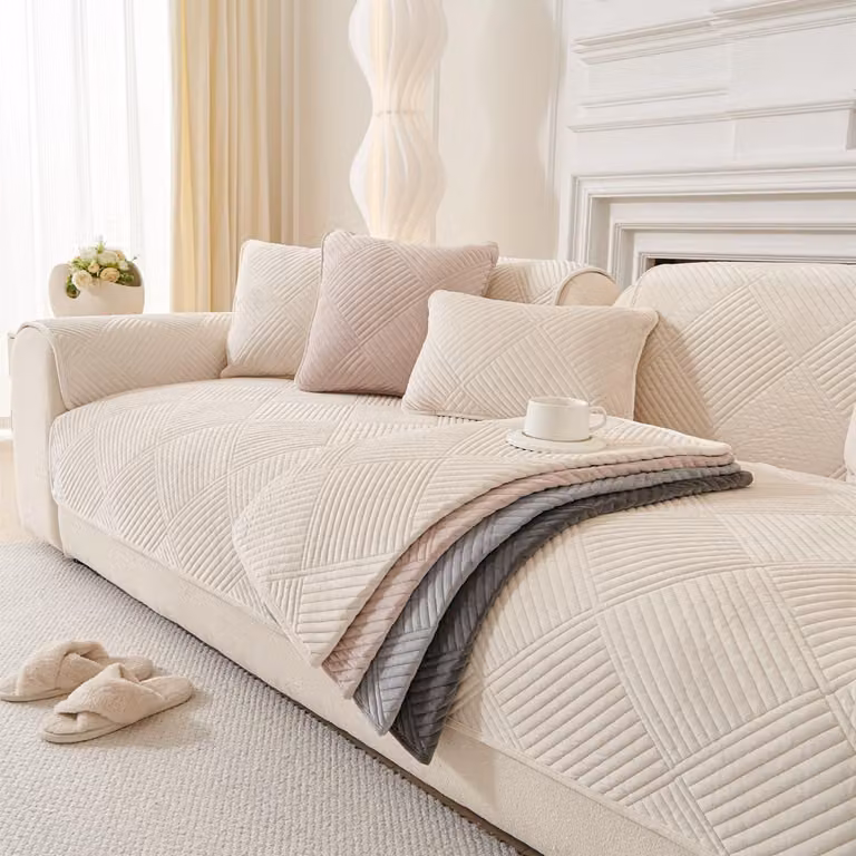 Solidchoice - Copertura universale per divani a forma di L, con protezione completa