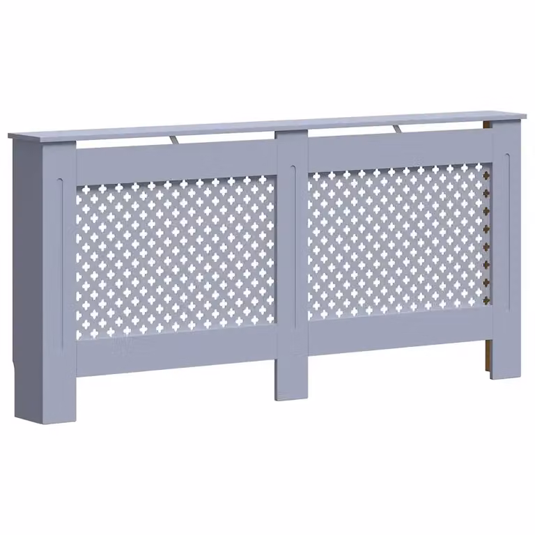 Copertura per radiatore vidaXL in MDF colore antracite L: 172 cm, P: 19 cm, H: 81,5 cm