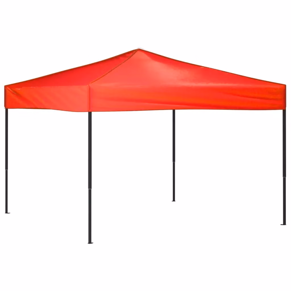 Tenda per feste pieghevole Videx rossa in acciaio e poliestere 3x3 m – 2