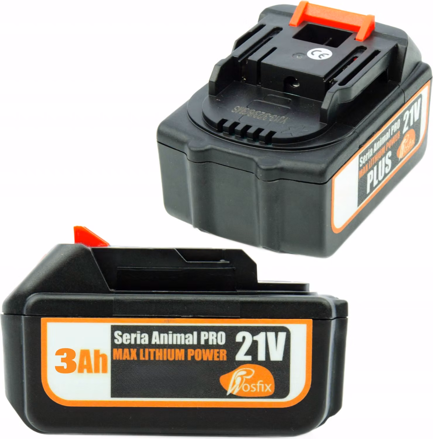 Rosfix Batteria Animal PRO – Batteria Ad Alta Capacità 3Ah 21V | Potenza Massima Al Litio | Compatibile con e Makita