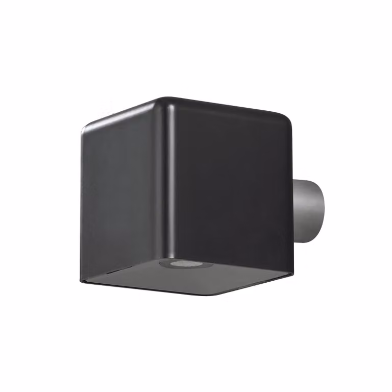 Konstsmide Amalfi lampada da parete nera, 3000K, 200lm, 1x3W, 12V/240V, plastica, 7681-750