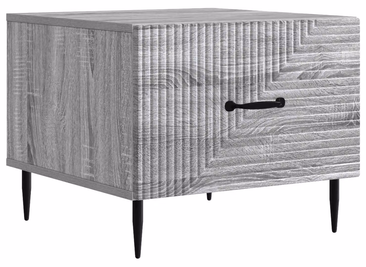 Tavolino da salotto con cassetto Grigio Sonoma 49 x 50 x 40 cm