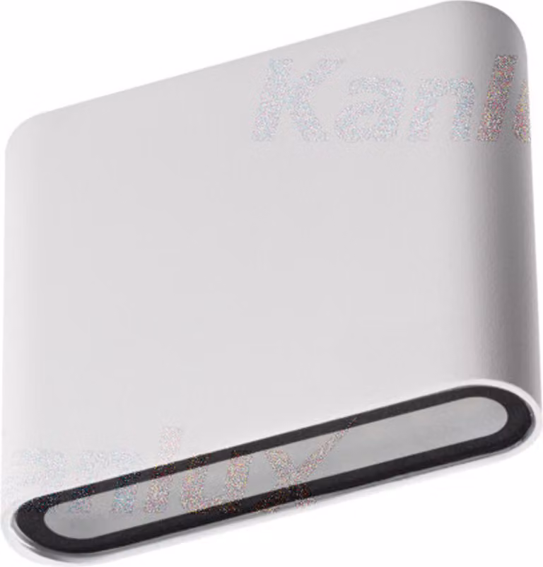 Apparecchio per facciate a LED per esterni GARTO Bianco 8W 350lm 840 Neutro IP54 Kanlux