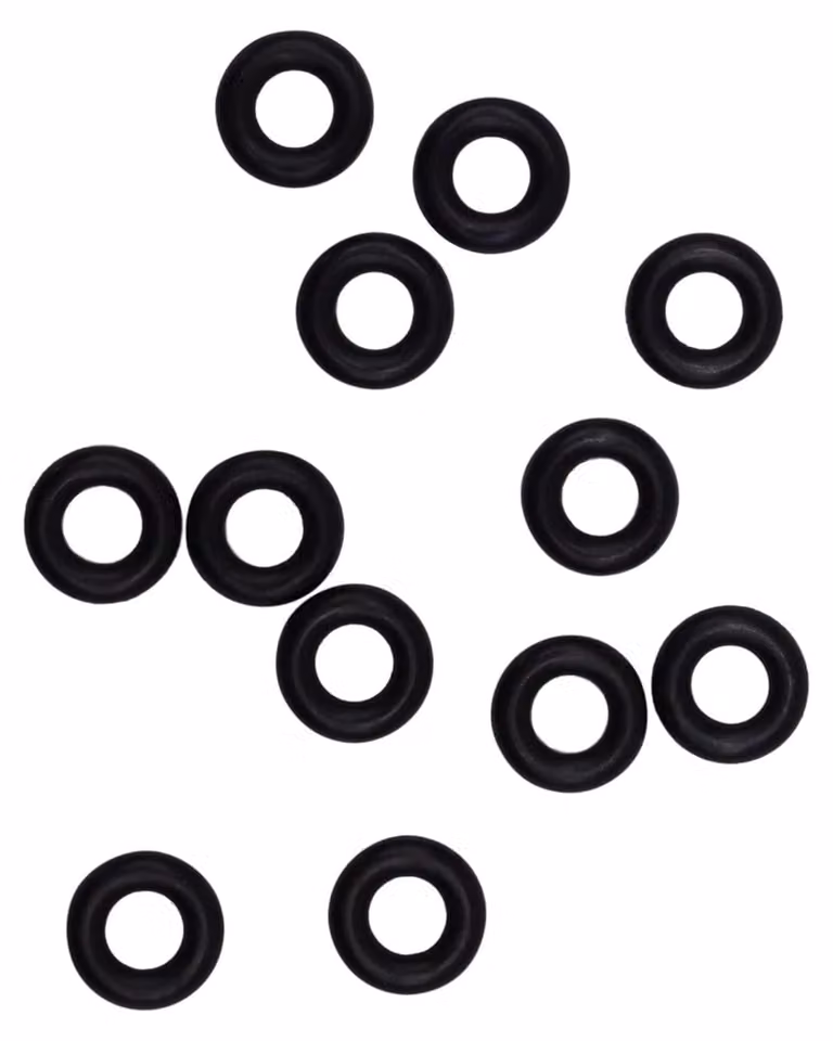 O-ring in gomma nitrilica, confezione da 20 pezzi, dimensioni 4x2 mm, per uso sanitario e domestico