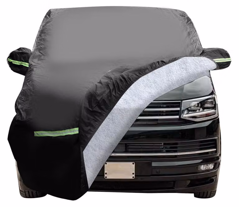 Copertura per auto compatibile con VW T4 dal 1995 al 2004, modello 210D, impermeabile, adatta a tutte le condizioni atmosferiche, dimensioni 470 x 185 x 195 cm