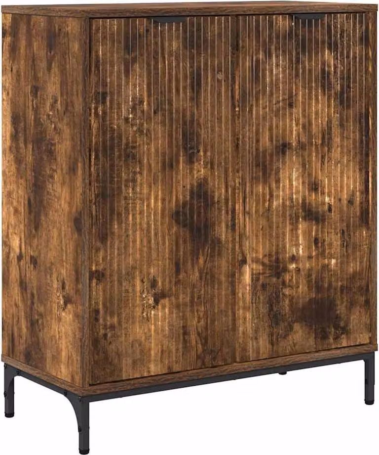 Credenza Rovere fumé 69,5 x 33 x 82 cm Legno multistrato