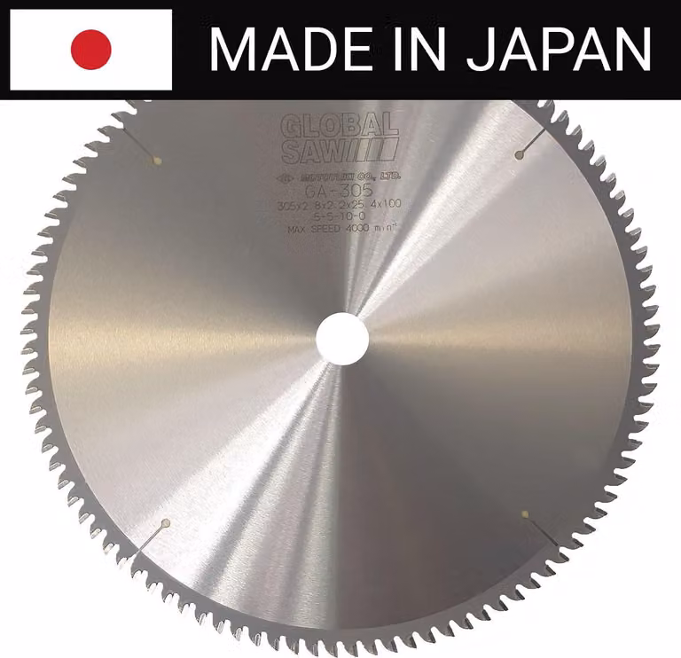 GLOBAL SAW 305 x 2,8/2,2 x 25,4 mm / 100z Sega circolare CERMET per il taglio dell'alluminio