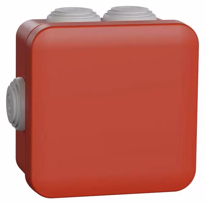 Schneider Electric Mureva BOX, scatola di derivazione di sicurezza, 7 passacavi Ø20, 80x80x45 mm ENN05164