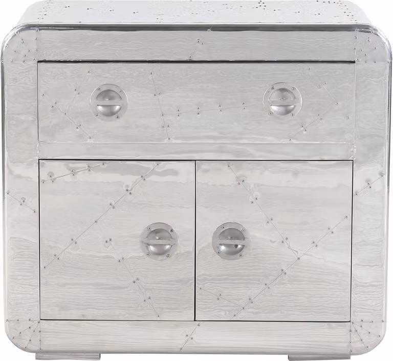 Mobili Sit: cassettiera AIRMAN, argento, 81710-21