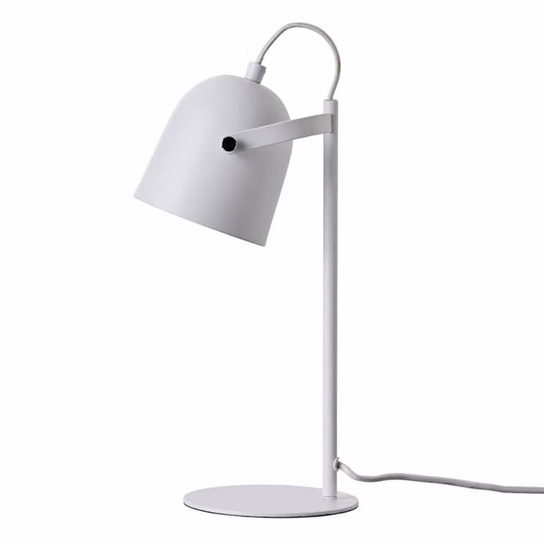 Dyberg Larsen Lampada da scrivania Oslo, Bianco / Opale, Studio / Ufficio, Metallo, Scandinavo, Lampada da tavolo