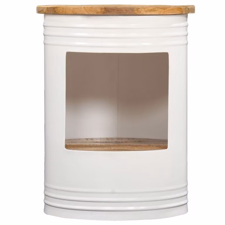 Tavolino 43×55 cm in legno massiccio di mango