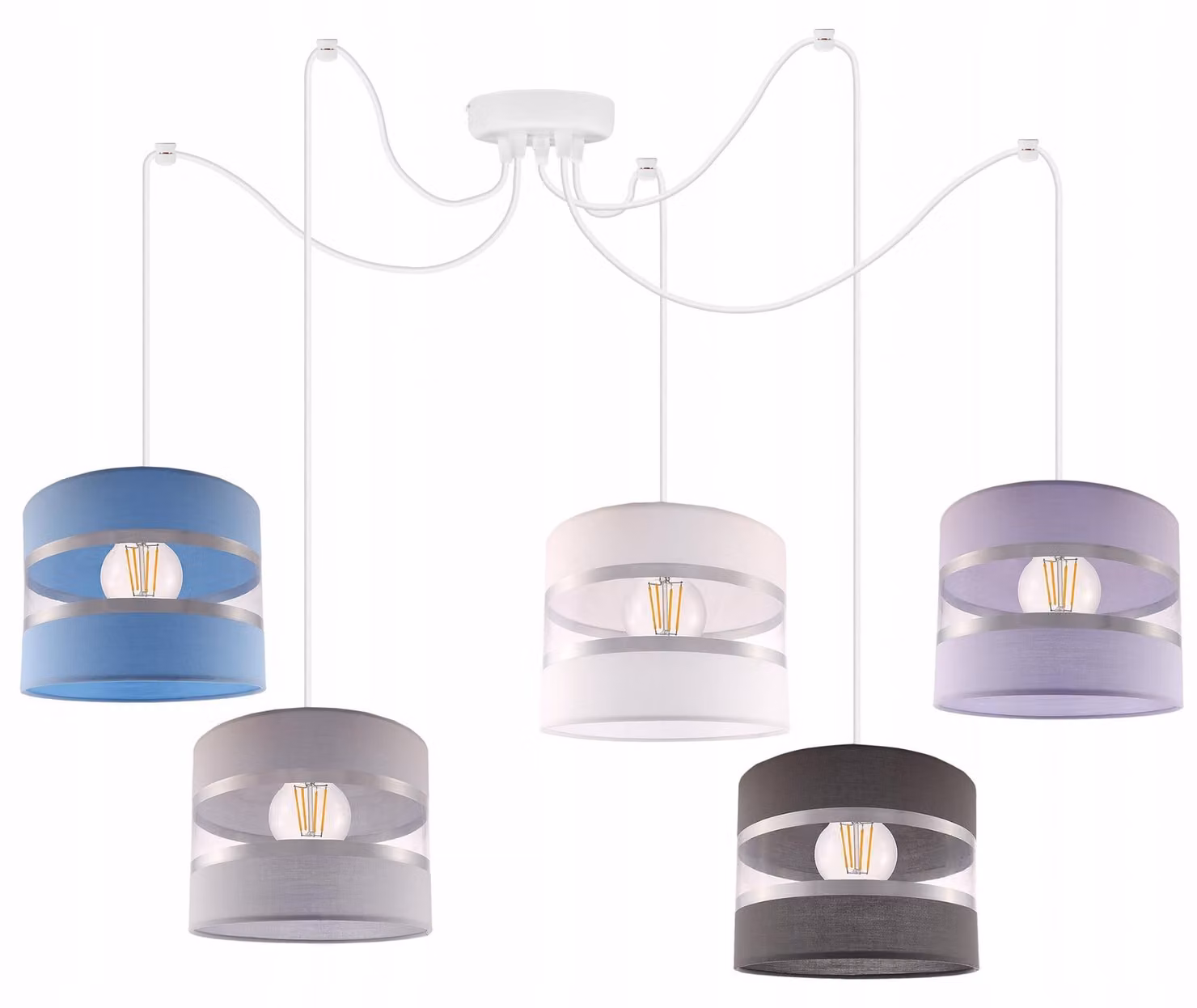 Lampada A Sospensione Loft Lampadario Ragno Paralume