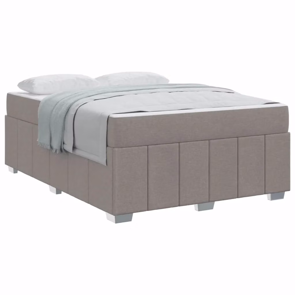 Struttura del letto Talpa vidaXL in tessuto e legno, L: 140 cm, P: 200 cm – 2