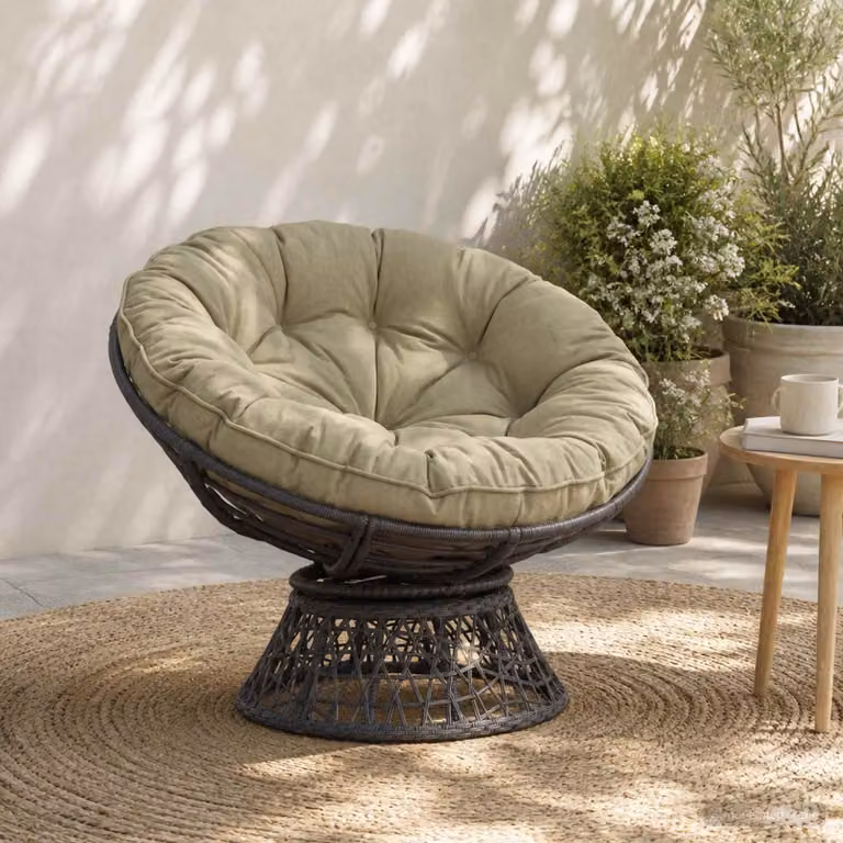 vidaXL Cuscino per Sedia Appesa VIANEN 100% Poliestere Verde chiaro
