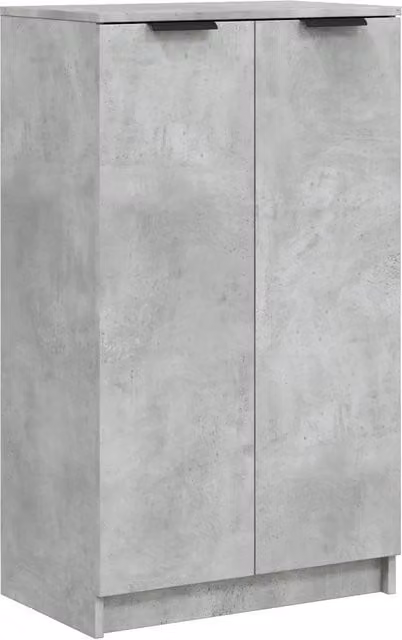 Scarpiera | Mobile per scarpe Grigio Cemento 59x35x100,5 cm in Legno Multistrato