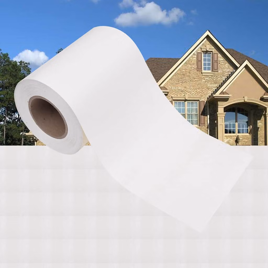 Striscia divisoria per la privacy vidaXL in PVC e poliestere bianca, L: 35 m, H: 19 cm