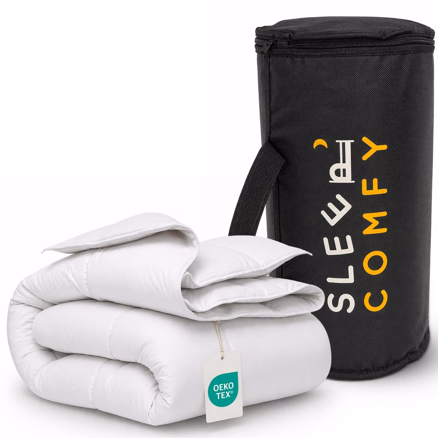 Piumino singolo 135x200 cm, composto dal 10% di piumino e dal 90% di piume, lavabile