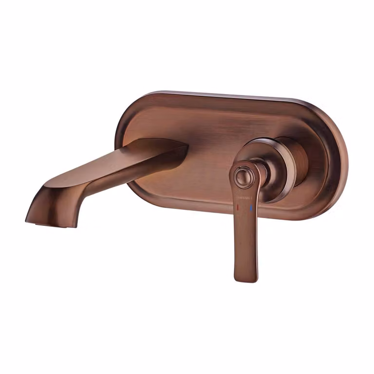 Miscelatore da incasso per lavabo, nostalgia retrò, ARMANCE, rame bronzo antico, 21x10cm