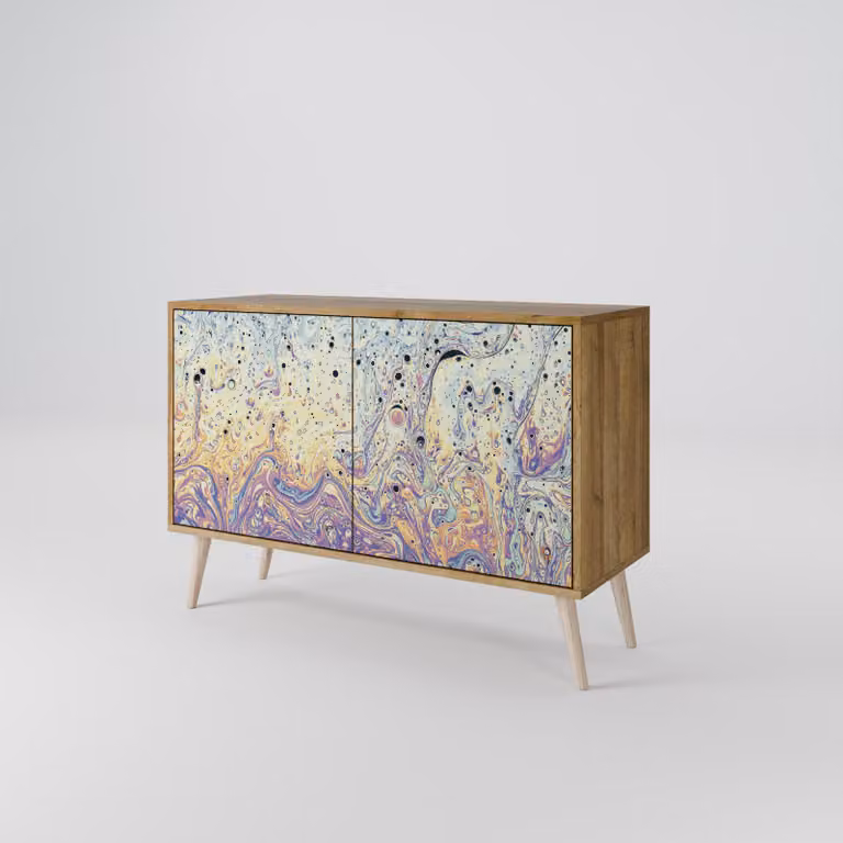 Cassettiera Spacerebels a 2 ante - credenza cassettiera - credenza alta - mobile guardaroba - soggiorno camera da letto - 57,5×111×42 (HxLxP)