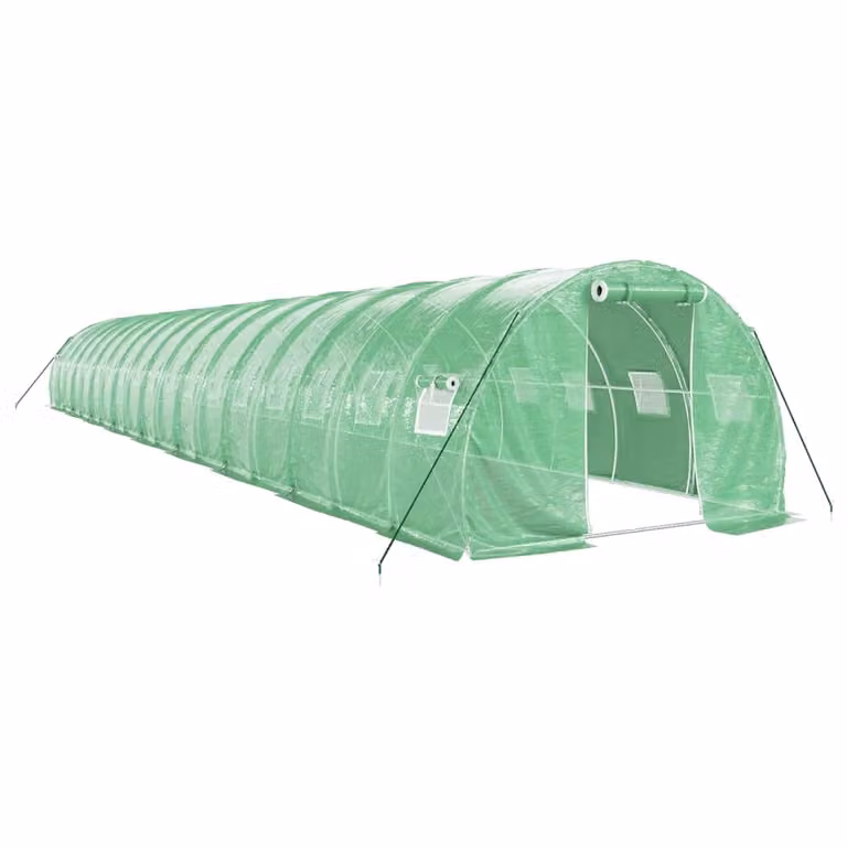 Serra con Telaio in Acciaio Verde 54 m² 18x3x2 m