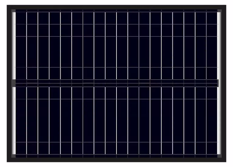 Alcapower Pannello Solare Monocristallino 50W 625x445x25mm 17.98% Efficienza, Cellule 210x30 Mono, 36 Celle