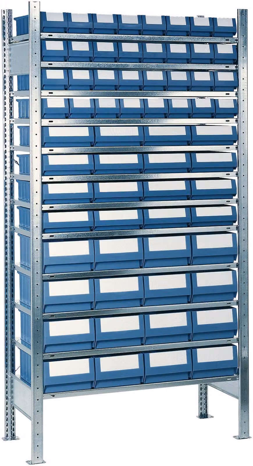 Scaffalatura a innesto H2000xL1.000xP400mm Scaffalatura aggiuntiva 12 ripiani in acciaio 32 x 4,16 x 5,16 x 6 - 9000453784