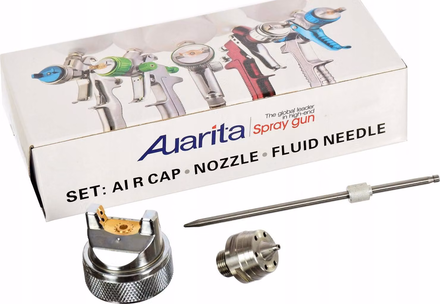 Set di ugelli Auarita H-827 per pistole HVLP 1,4 mm