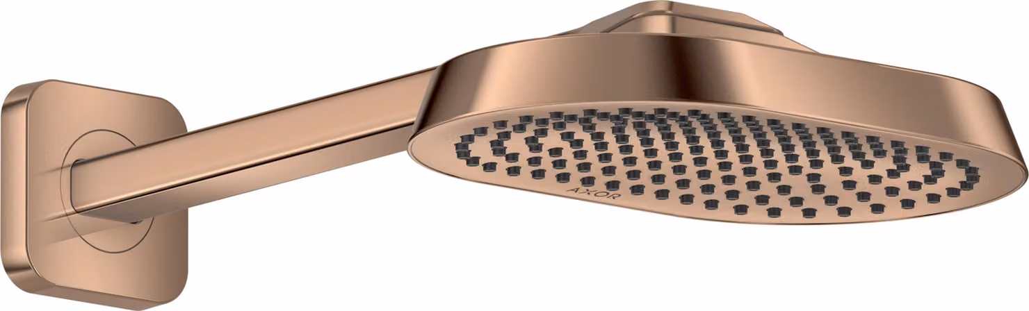 hansgrohe AXOR ShowerSphere Douche de tête 250/160 1jet EcoSmart avec bras de douche, 39755300, 39755300