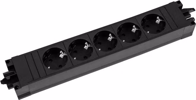 BACHMANN 90618821 BACHMANN STEP BASE striscia di prese, 5 vie, nero