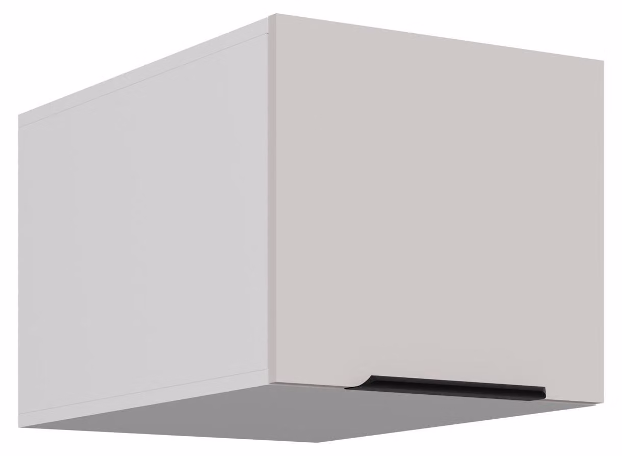 Credenza alta 40 cm COMO, color cashmere beige opaco + bianco opaco, angolo cottura, blocco cucina, cucina, cucina componibile