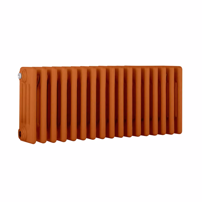 Radiatore Orizzontale a Colonne (4 Colonne) 300mm x 785mm - Arancione (Sunset Arancione) - Regent