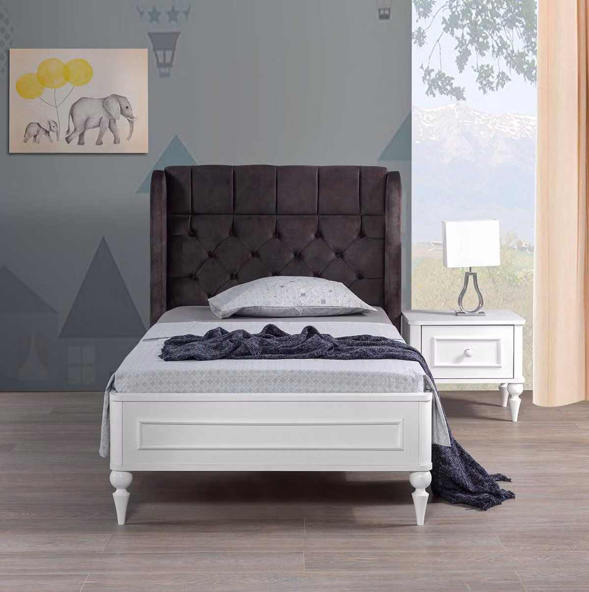 Kinderzimmer Bett weiß Jugendzimmer Modernes Holz bett Kinderbett