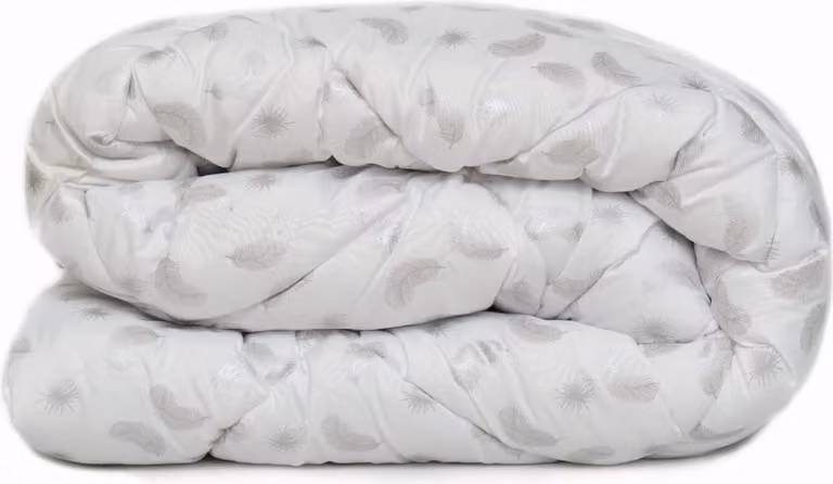 Trapunta 140x200 antiallergica per tutte le stagioni con piume d'argento PREMIUM