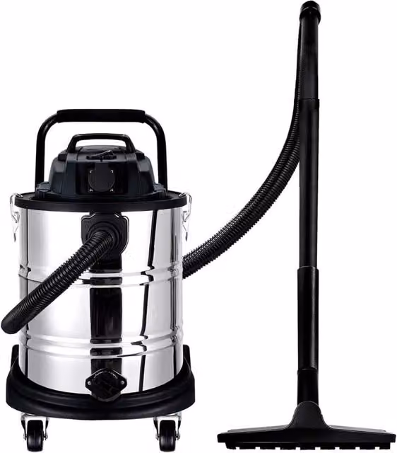 Aspiratore liquidi e solidi WERKU da 50 L colore argento in plastica – 1