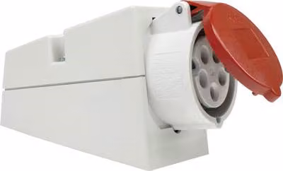 as-Schwabe Presa a muro CEE senza cavo max. 2,5mm² 400V 16A 5 poli coperchio incernierato IP44