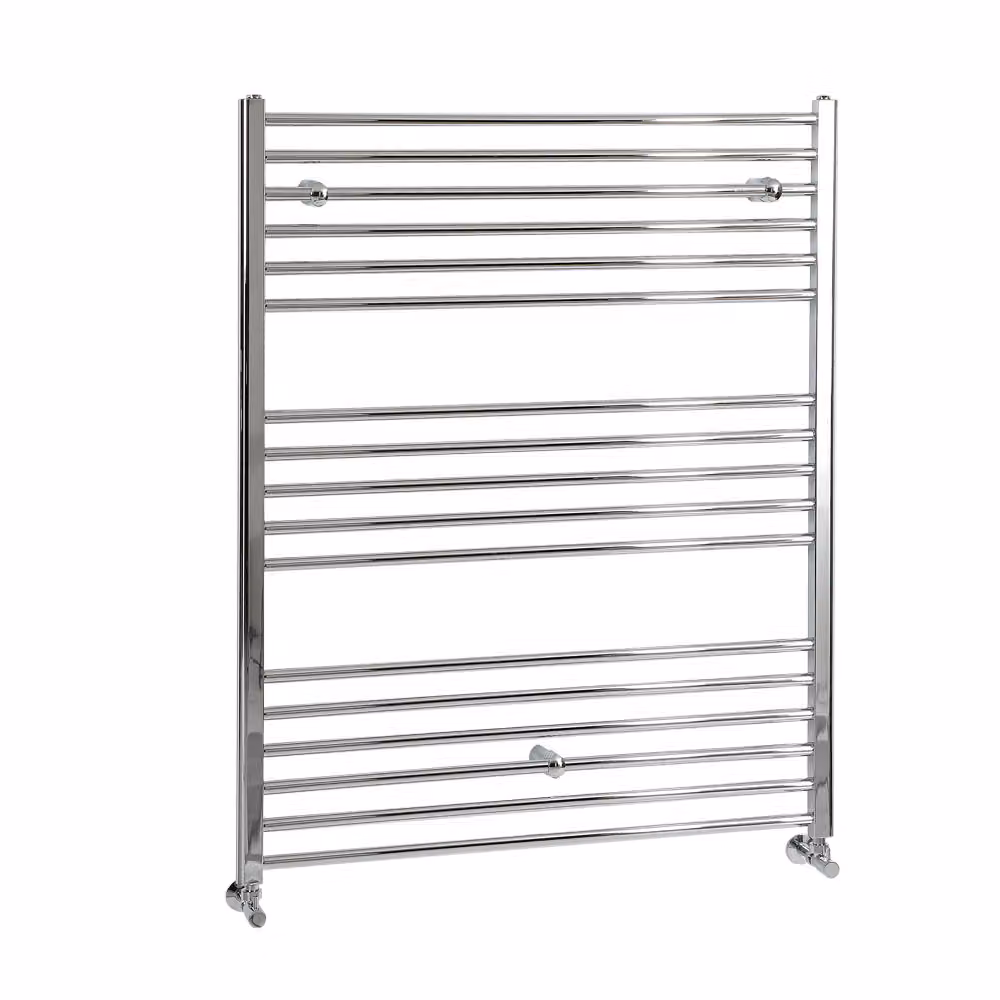 Scaldasalviette di Design Cromato - Termoarredo Bagno Piatto - 570W - 1200 x 1000mm - Kent