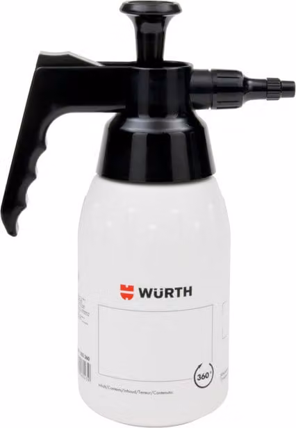 Flacone a pompa Würth a 360 gradi, non riempito