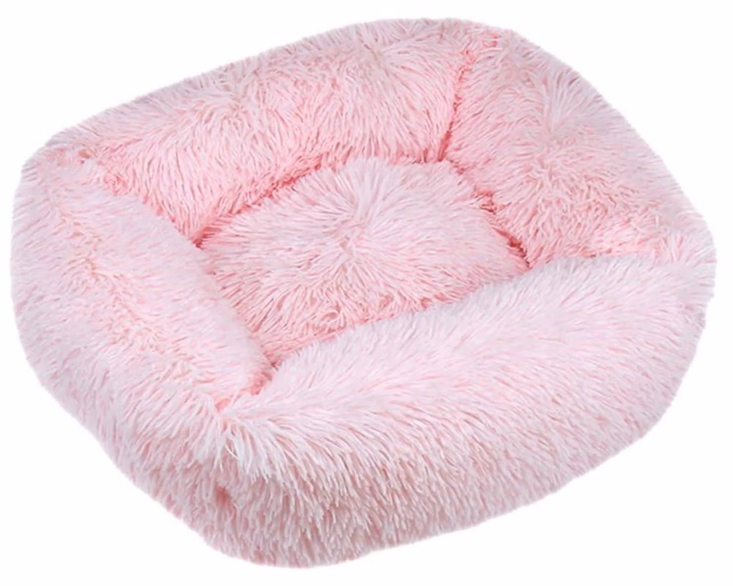 Cuccia ortopedica per cani, forma rettangolare, imbottitura soffice, colore rosa, dimensioni 80 x 65 cm, lavabile, antiscivolo, impermeabile