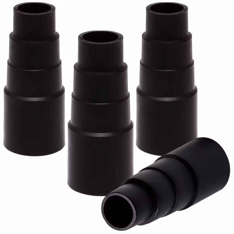 4 adattatori per aspirapolvere, raccordi per utensili, tagliabili su misura da 21 mm a 35 mm, per aspiratori industriali, aspiratori ad acqua e a secco