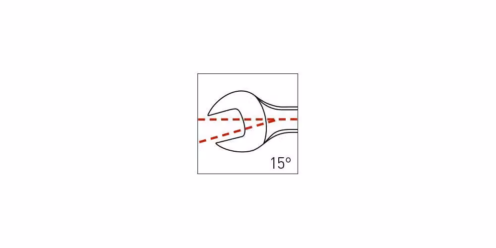 Chiave combinata completamente lucidata 12 mm