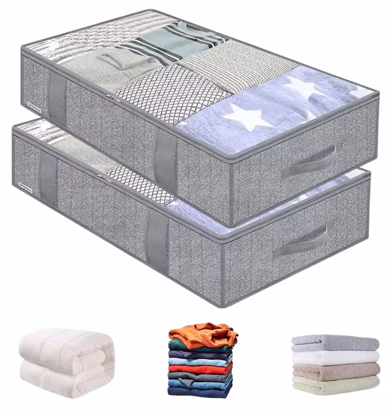 Contenitore per sottoletto con coperchio trasparente