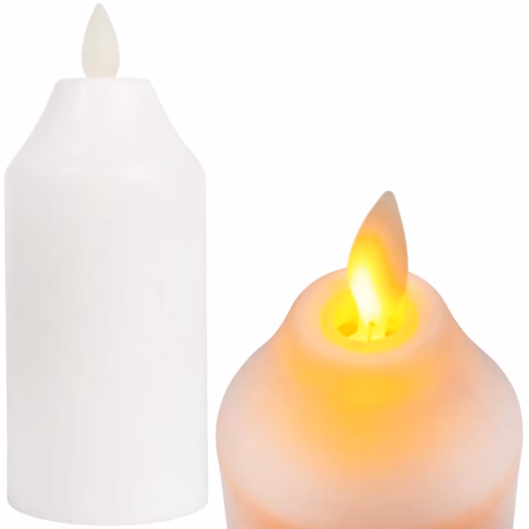 CANDELA LED A BATTERIA DA 15 CM con fiamma mobile